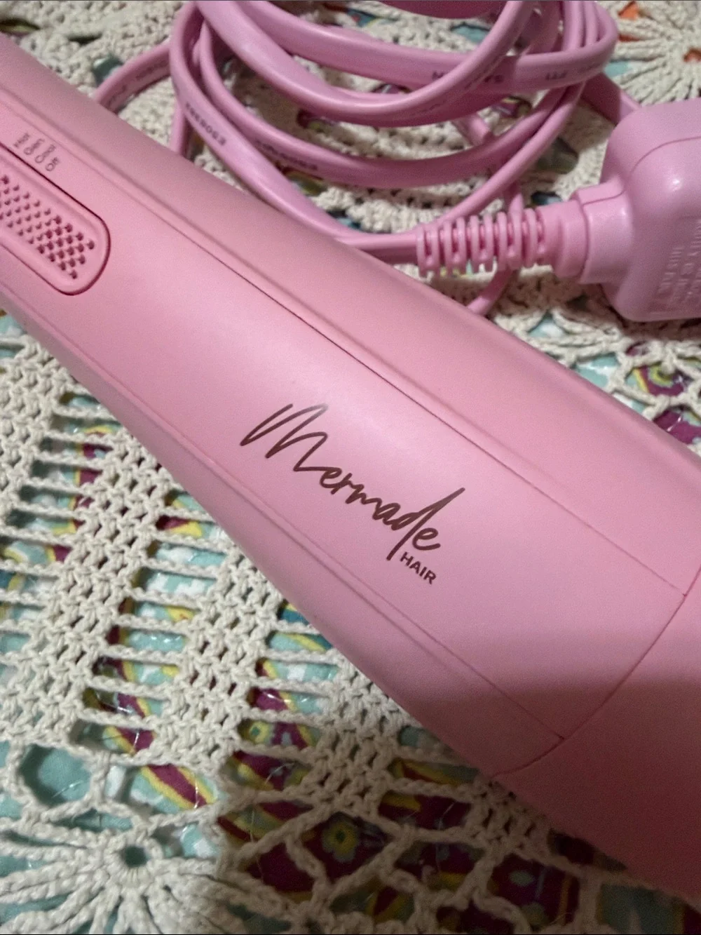 REVOLVE Pink Paddle Hot Air Styling Brush